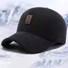 Gorra estilo Lei Feng para hombre, gorro de algodón de invierno para mediana edad y ancianos, gorro para ciclismo con protección para los oídos para exteriores, gorro de esquí a prueba de frío con forro polar, gorro cálido al por mayor