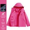 Nueva Chaqueta de Exterior, Tres en Uno Desmontable Ropa de Trabajo para Hombres y Mujeres, Chaqueta Impermeable y Cálida para Montañismo, Corte Holgado