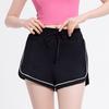 Shorts de Fitness Feminino, Design Dois em Um, Anti-Exposição, Treinamento na Academia, Corrida, Shorts Esportivos de Cinco Pontos, Adequado para Uso ao Ar Livre, Absorvente de Umidade e Suor