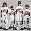 Ropa de Hip-Hop para Niños Breaking Street Dance Ropa Urbana Suelta de Moda para Niños Ropa Infantil Atuendos de Baile Geniales para Niñas Verano
