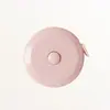Cinta métrica de plástico de 1.5m, cinta métrica retráctil automática, mini cinta métrica suave linda para medir ropa, al por mayor