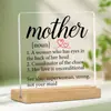 Adornos de Soporte Acrílico Transfronterizo, Artesanías Personalizadas, Decoraciones de Mesa, Día de la Madre, Día del Padre, Halloween, Regalos de Navidad