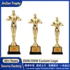 Amazon Transfronterizo Trofeo de Plástico Hombre Dorado Pequeño Trofeo de Plástico Alas de Ángel Evento de Celebración de Empresa Trofeo de Negocios