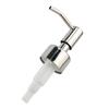 Fabricante de longán Produce Cabezal de bomba de loción de acero inoxidable F04 Boquilla de desinfectante de manos de 28 dientes Cabezal de bomba de presión para cocina y baño Duradero