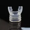 Bocal de Natação Tubo de Respiração Acessórios Silicone Descartável Mergulho Portátil Mergulho Livre