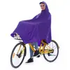 Poncho de bicicleta masculino e feminino estudante masculino e feminino pequeno carro elétrico motocicleta capa de chuva em um único chapéu aba espessada adulto