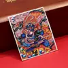 Dzambala Negro pintado tibetano pintura Thangka pintada a mano lienzo central impresión microchorro Thangka cultural y creativo Zakiralam al por mayor