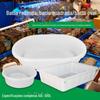 Bacia de Tendão de Boi Extra Grande Bacia Aquática Rasa Extra Grande Plástico Espesso Retangular 1500 Litros Bacia de Aquicultura para Uso no Local