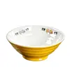 Cuencos especiales para fideos para tiendas de fideos, cuencos de dos tonos de imitación de porcelana, cuencos comerciales para fideos picantes y fideos de caracol, vajilla de plástico de melamina, cuencos para sopa y fideos
