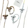 2026 Cadena para Teléfono de Koala Linda de Moda Personalizada Llavero Tejido a Mano Correa para Teléfono Ins Correa Cruzada Ajustable