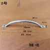 Espacio para accesorio de tabla de cortar asa de aluminio asa de transporte superficie de cajón de gabinete asa montada en superficie forma simple de puerta de gabinete tirador pequeño