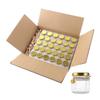 Botellas Selladas de Vidrio Hexagonales Personalizadas de 45 ml para Exportación, Frascos de Grado Alimenticio para Miel, Mermelada, Salsa de Chile, Botellas para Pepinillos, Botellas Dispensadoras de Miel
