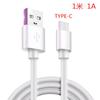 Cable de Datos Tipo C de Fábrica de Origen Material Pvc Cable de Carga Rápida USB 1A-2A Cable de Montaje Adecuado para una Amplia Gama