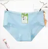 353 Venta Directa de Fábrica Calzones de Algodón Puro Triángulo para Niñas, Tallas Grandes, Color Sólido, Cintura Media, Transpirables y Cómodos