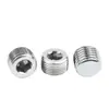 Tapón de acero inoxidable 304 Tapón de aceite ZG Tapón de rosca M Rosca externa hexagonal interna de 1/2 pulgada Estándar británico y americano Tapón de tubería NPT2