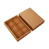 Caja de embalaje para pastel de luna 80g yema de huevo crujiente cartón de res caja de papel vintage nieve Mei Niang grupo verde caja de regalo