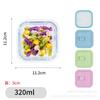 Caja de comida para bebé se puede cocinar mini pequeña capacidad portátil resistente a altas temperaturas apto para microondas vajilla tazón fresco