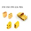 Conector de Alimentação Xt30 60 90 Conectores Macho e Fêmea, Conector de Acoplamento, Base de Plugue para Aeromodelos, Pode Emitir Notas Fiscais