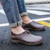 Botas de Chuva Transfronteiriças para Homens, Sapatos Modernos de Cano Curto para Cavaleiros, Lavagem de Carro, Pesca, Sapatos de Borracha, Impermeáveis para Negócios e Uso Externo, Antiderrapantes