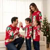 Amazon Nuevos Conjuntos Navideños Familiares Europeos y Americanos Suéteres para Adultos y Niños con Diseño de Tejido Jacquard de Alpaca