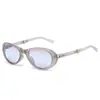 Gafas de sol plegables estilo Yu Shi para hombre y mujer, nuevo modelo 2026, gafas de sol retro de ojo de gato de alta gama anti-UV