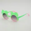 Moda Infantil Nova e Moderna Versátil Laço Fofo Doce Estilo Desenho Animado Estilo de Rua Suave Fofo Óculos de Sol para Bebê