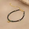 Joyería al por mayor: lapis lázuli natural, pulseras de perlas de lujo ligero de nicho, accesorios versátiles para niñas, joyería simple de alta gama
