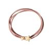 Goma elástica de estrella pentagrama fresca estilo coreano para el pelo de chica banda para el pelo para novio pulsera de pareja pulsera funda de cuero