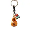 Colgante llavero de calabaza de madera estilo étnico chino para hombres y mujeres, pequeño regalo decorativo de alta gama al por mayor