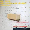 Accesorios Personalizados para Tablero Perforado, Estantes de Madera Maciza, Palitos de Madera, Cerillos de Colores, Estantes de Almacenamiento Multifuncionales, Accesorios Decorativos