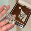 Pendientes colgantes de estilo vintage francés con forma de diamante y tachuelas de diamantes, únicos y elegantes, pendientes de lujo ligero y de alta gama para mujer
