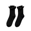 Calcetines Cortos Medianos de Encaje Auricularia Lindos Lolita para Niñas Combinan con Todo Estudiante Japonés jk Calcetines de Verano