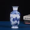 Vasos Cerâmicos Ornamentos Atacado Cor Azul Sob Esmalte e Flor Galho Espinhoso Branchia Padrão Dragão Vaso Porta Flores Artesanato Decorações de Casa