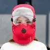 Protección Auditiva para Ciclismo de Invierno Máscara de Ojos a Prueba de Viento Gorro de Algodón Lei Feng Grueso Caliente para Hombre Protección para Mujer