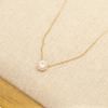 Clássico Simples Rosa Ouro Banhado A Ouro Colar De Diamantes Simples All-match Elegante Curto Colar Cadeia Para As Mulheres