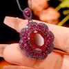 Nuevo Estilo Otoño e Invierno Zhuang Shengsheng Joyería Cobre Chapado en Oro Esmeralda Simulada Oro Negro Conjunto Personalizado Piedra Principal 10*14