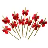 Inserts de Carácter Doble Felicidad Rojos, Vasos de Papel Decorativos, Cintas para Pudín, Pegatinas Push-Pop, Decoraciones para Mesa de Postres de Boda