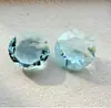 Collar Dongzhou Flor de Piedra Transparente 14mm 16mm 18mm Hecho a Mano DIY con Cuentas Envueltas en Alambre Tejido de Diamante