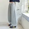 Pantalones deportivos casuales de encaje para primavera y otoño para niñas, pantalones de pierna recta, nuevos y elegantes para otoño e invierno 2026, estilo coreano para niñas, pantalones de pierna ancha