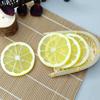 Rodajas de Limón de Fruta Simulada Doble Cara Rodajas Grandes de Limón Rodajas de Naranja Modelo Exhibición de Ventana Accesorios para Sesión de Fotos