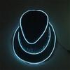 Sombrero de copa con lentejuelas, venta transfronteriza, ideal para Navidad, Carnaval, Pascua, ambiente festivo, sombrero de lentejuelas luminoso con LED.