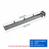 Colgador de Ropa Columna Aa Gancho Gancho Trompa de Elefante con Clavos, Accesorios de Barra Cruzada para Colgar Lateral, Gancho para Tubo Cuadrado de 1.5X3cm