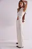 Estilo Europeo y Americano Fábrica de Ropa para Mujer de Comercio Exterior Suministro Pantalones Largos de Mezclilla para Mujer Adelgazantes Sueltos Jeans Acampanados Venta al por Mayor