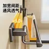 Toallero de baño sin taladro, estante de almacenamiento autoadhesivo traceless para pared, barra para colgar toallas de baño, estante de almacenamiento de ropa para baño