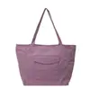 Bolsa de mano gran capacidad color sólido bolsa de tela para commute estudiante mujer bolsa de hombro para clase bolsa de tela de nylon impermeable bolsa grande portátil