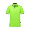 Polo de manga corta con solapa de seda de hielo de verano para hombre, camiseta personalizada, ropa de trabajo, camiseta publicitaria personalizada, impresión al por mayor