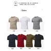 Camiseta de verano para hombre de manga corta, secado rápido, seda de hielo, color burdeos, lisa, cuello redondo, casual, media manga, impresa