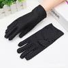 Guantes de Verano de Spandex de Alta Elasticidad para Mujer Delgados Protección Solar UV Rendimiento Danza Joyería Etiqueta Guantes para Conducir