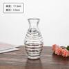 Juego de Jarrones de Vidrio Transparente de Lujo Ligero con un Toque de Alta Gama para Arreglos Florales, Jarrón de Vidrio Hidropónico Decoración de Escritorio