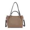 Bolsa Retrô de Grande Capacidade para Mulheres 2025 Moda Casual Simples Bolsa de Ombro Transversal Texturizada Bolsa Tote de Inverno para Mulheres